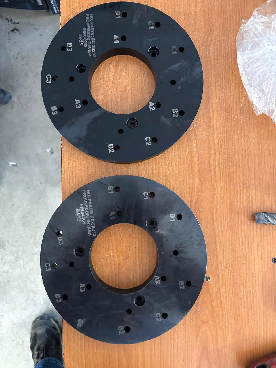 Maquinado de pin plates